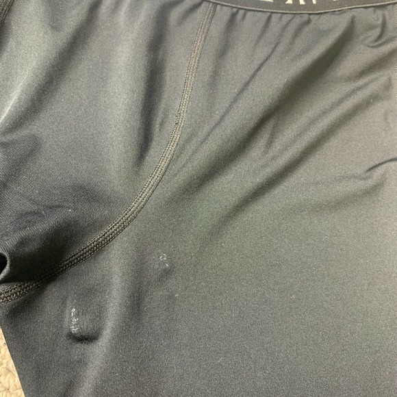 Under Armour Mens Leggings Large Black Compression Training Base Layer HeatGear - Picture 5 of 10